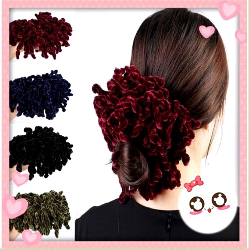 Ikat Rambut Ubur Ubur / Ikat Rambut Gurita Cepol Ubur Ubur