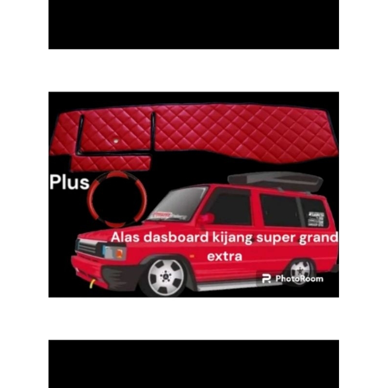 taplak alas dashboard + sarung setir kijang grand extra