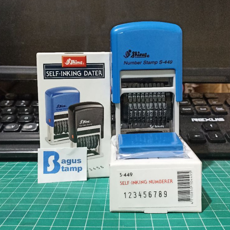 

Pabrik Stempel Angka Shiny S449 S449 S 449 Stempel 9 Digit Angka 4 mm