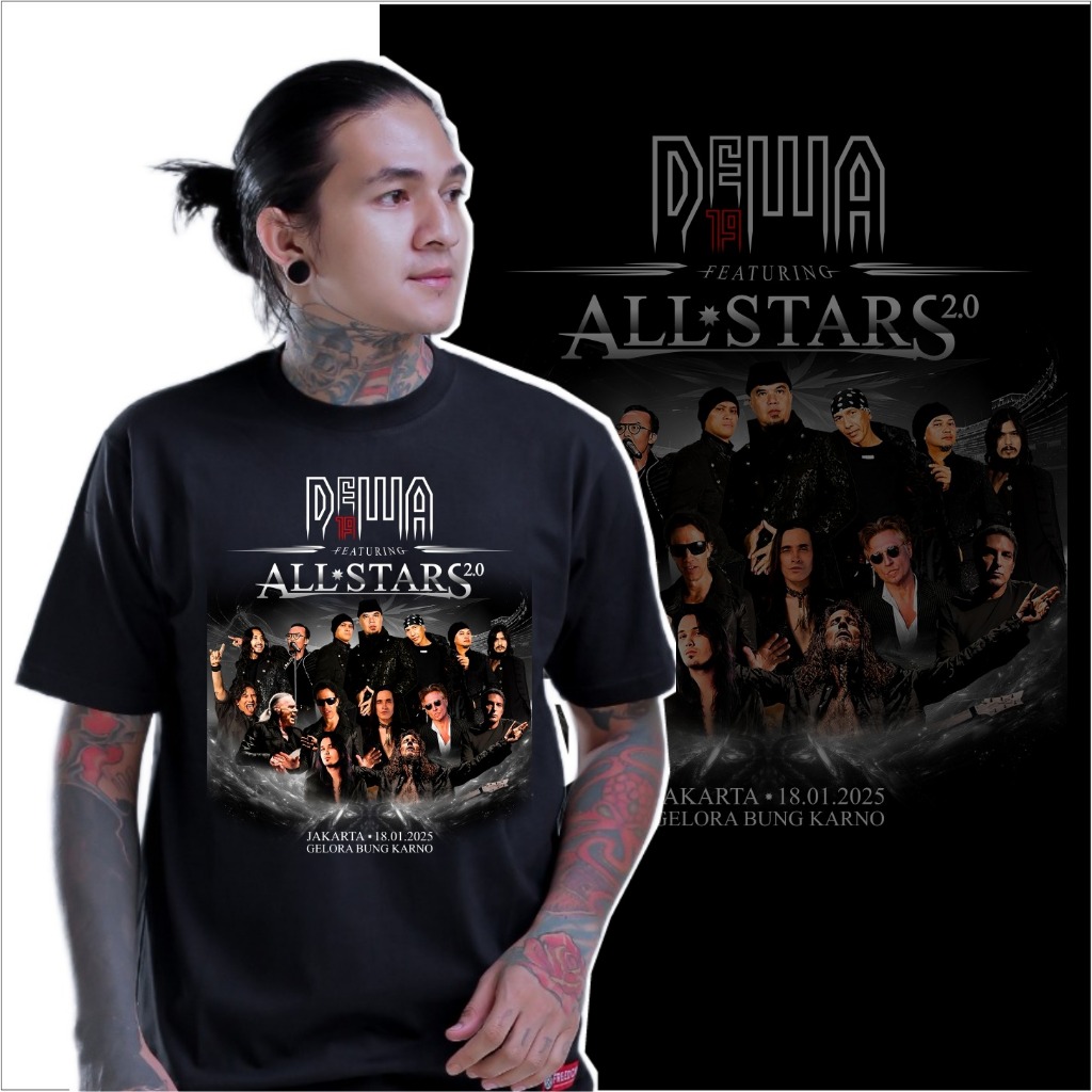 ZONLICHT | KAOS DEWA 19 ALL STAR | T-SHIRT DEWA 19 ALL STAR