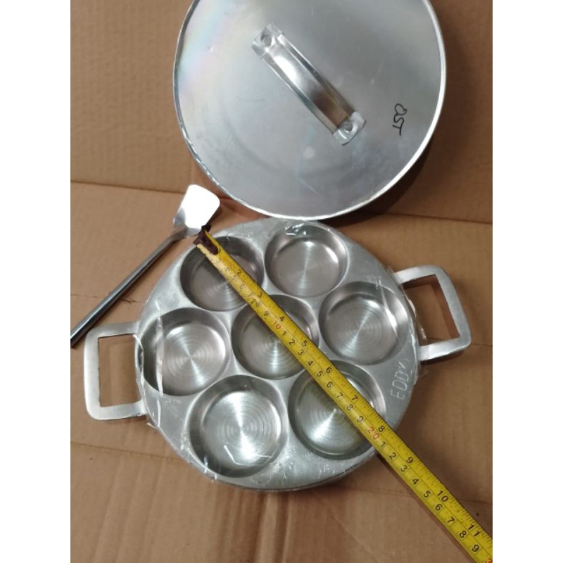 Cetakan Kue Lumpur 7 Lubang Tebal / Cara bikang / Martabak Mini Eddy
