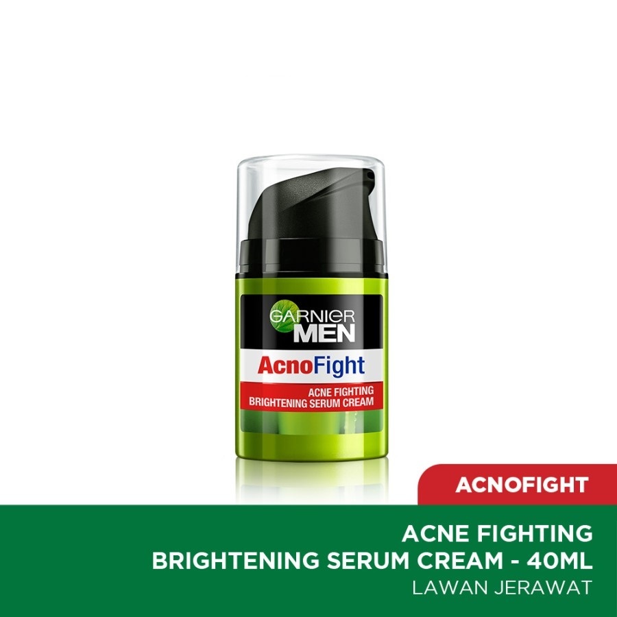 Serum Wajah Garnier Men Acno Fight Acne Fighting Brightening Whitening Cream 40ml