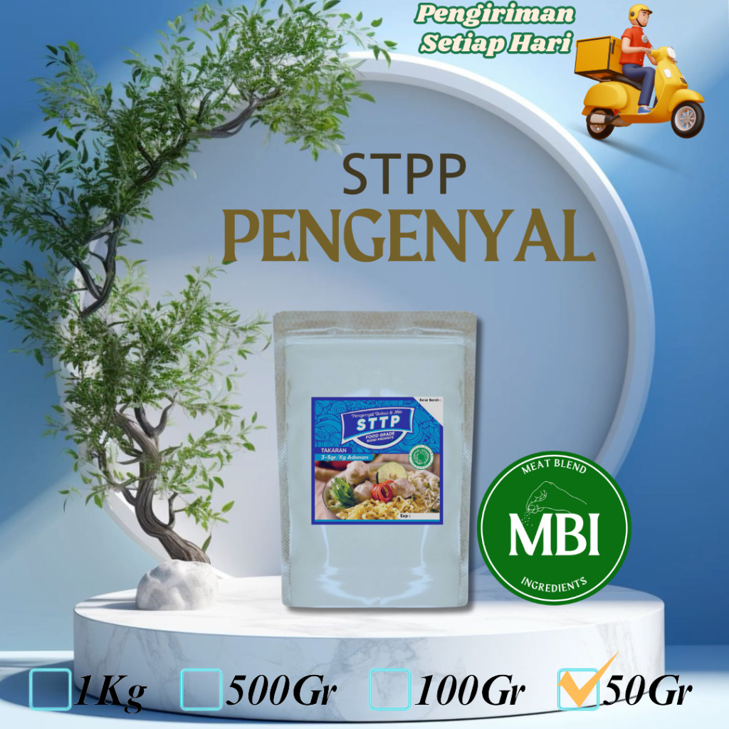 

STPP Premium Ultra | Pengenyal Bakso, Mie, Sosis, Nugget Food Grade (50gram)