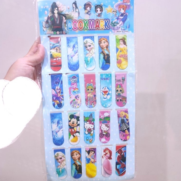 

Super Puas ISI 2 PEMBATAS BUKU MAGNET ANEKA KARAKTER TERMURAH