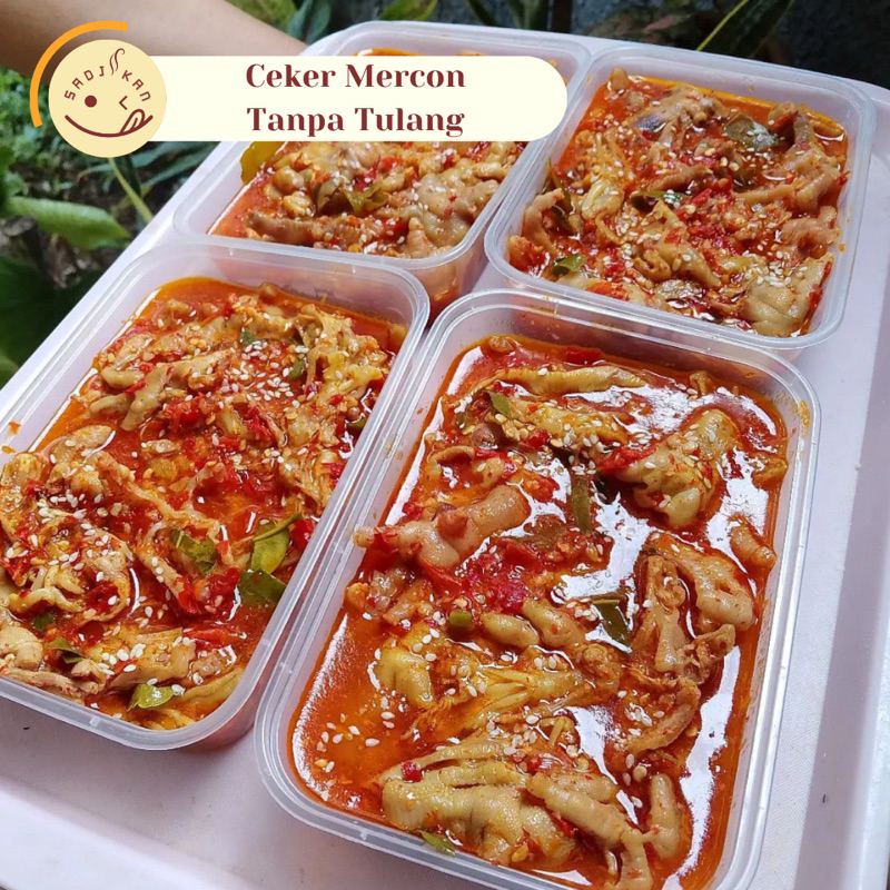 

Ceker Mercon Tanpa Tulang 300gr