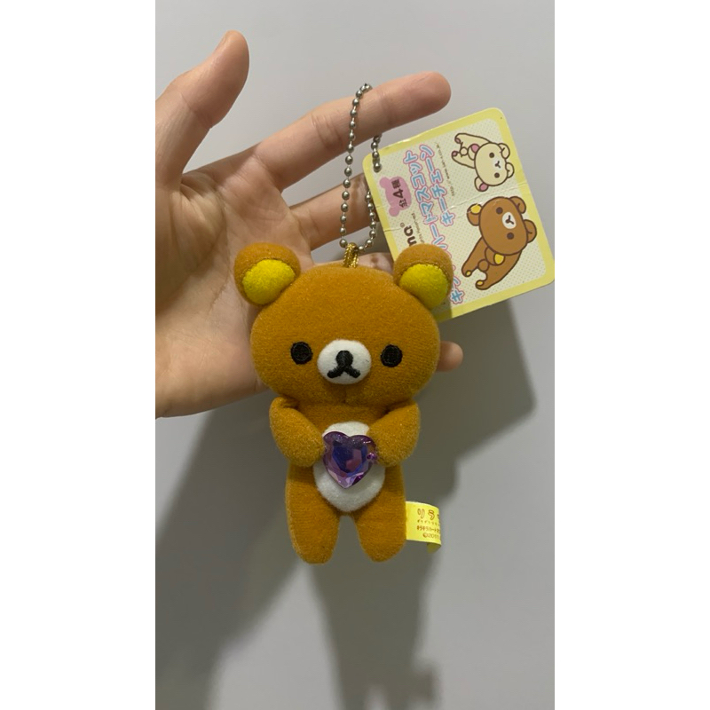 gantungan kunci / keychain / plushie / ganci rillakuma, rilakuma, korilla, korila / bebek rilla / be