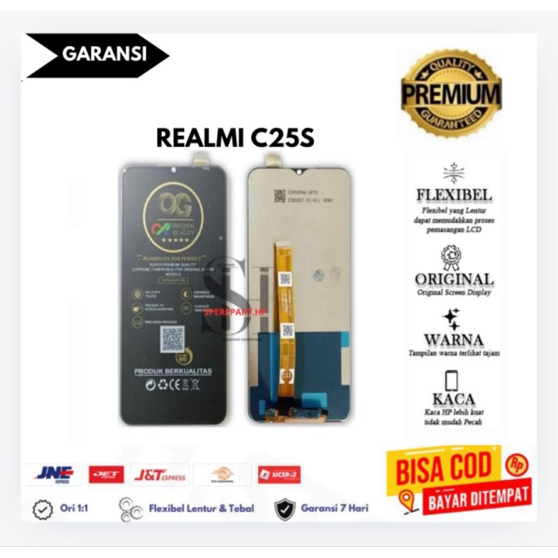 LCD TOUCHSCREEN REALME C25S FULLSET ORIGINAL/LCD ORIGINAL REALME C25S