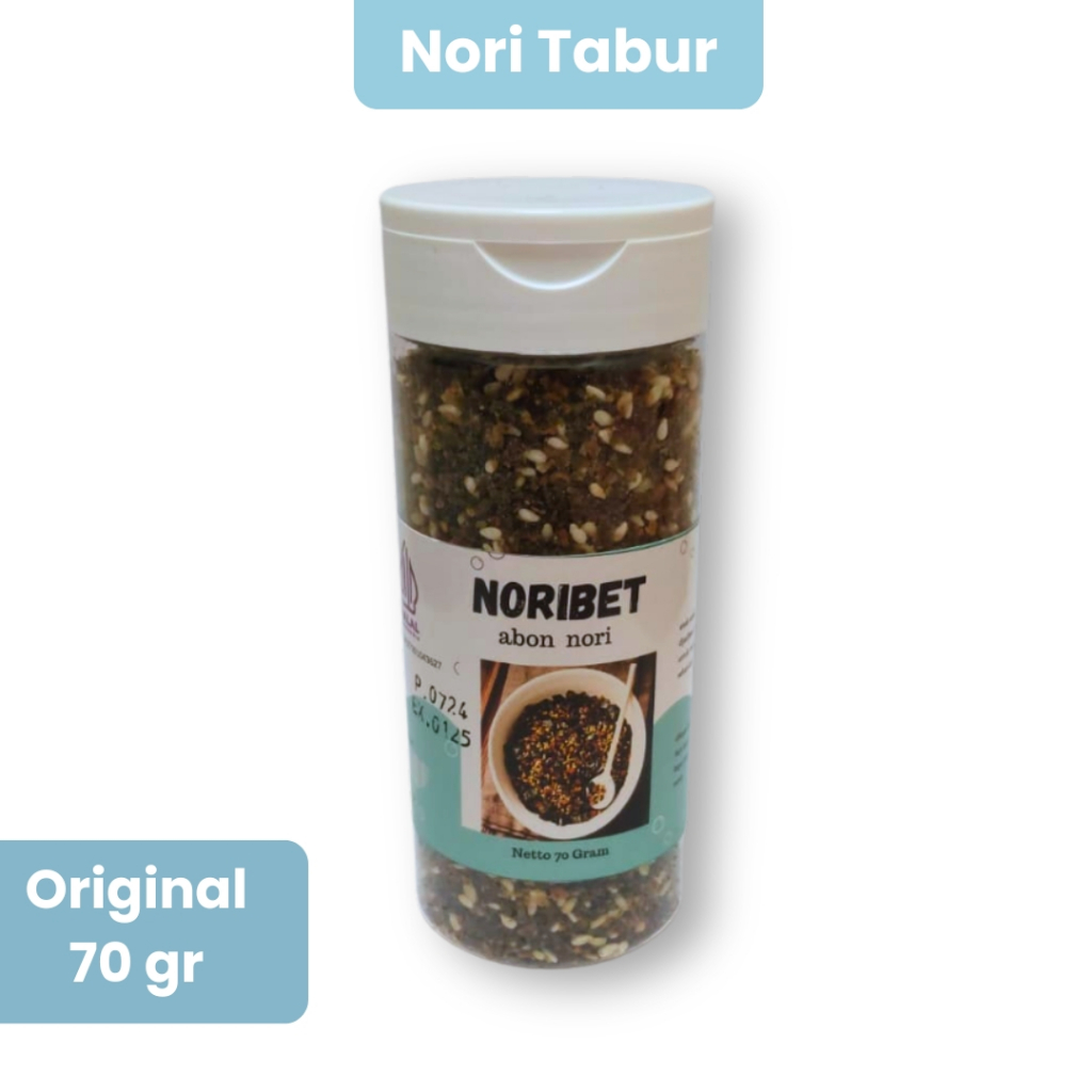 

Nori Tabur/Abon Rumput Laut Original Pedas Noribet 70gram