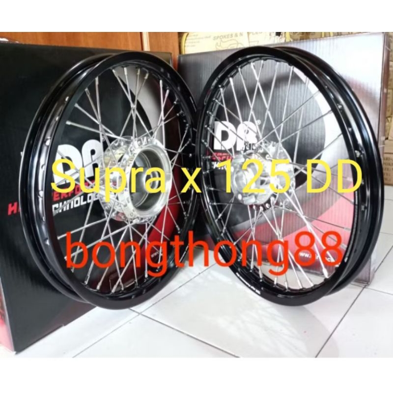 Velg TDR supra x125 dd double disc velg TDR 140 160 185  jari jari tdr tromol crome bonus stell raki