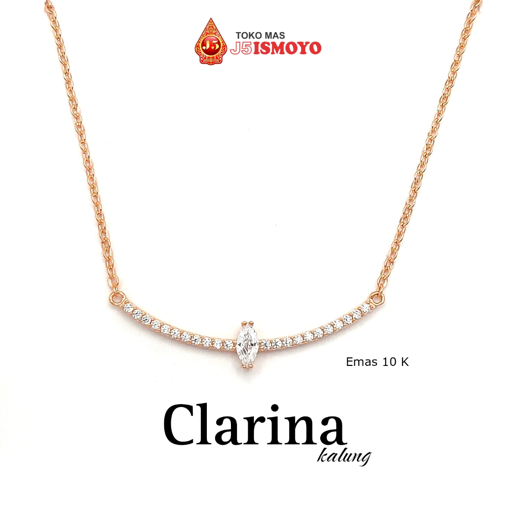 Kalung Emas Mas Asli Model Rantai Clarina J5 Ismoyo
