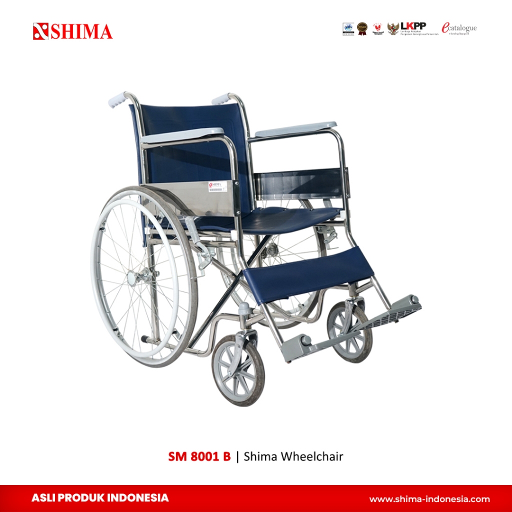 Kursi Roda Standar / SHIMA Wheelchair SM-8001 B