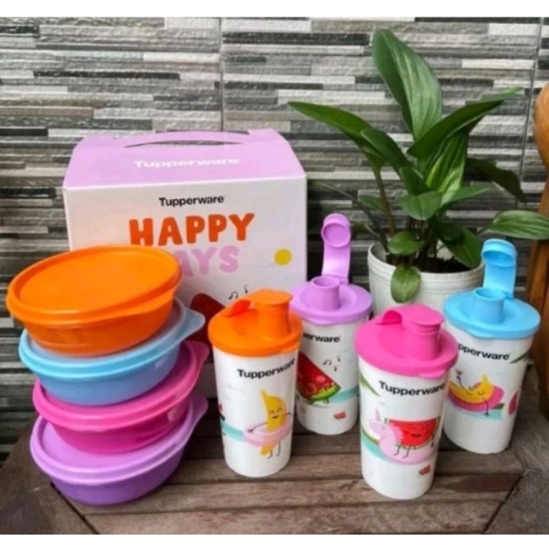 Happy day set Tupperware