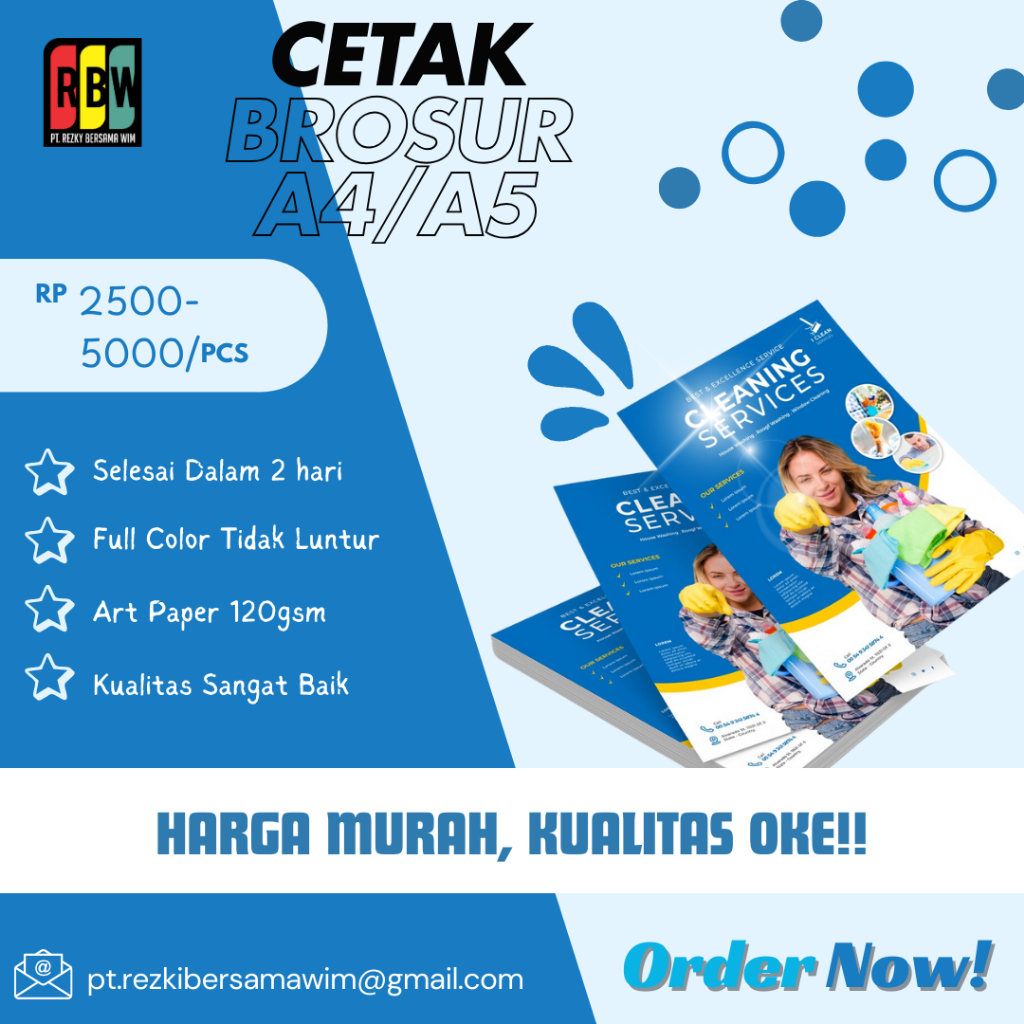 

CETAK BROSUR A4/A5 MURAH || CUSTOM BROSUR A4/A5 || KAB. WAJO
