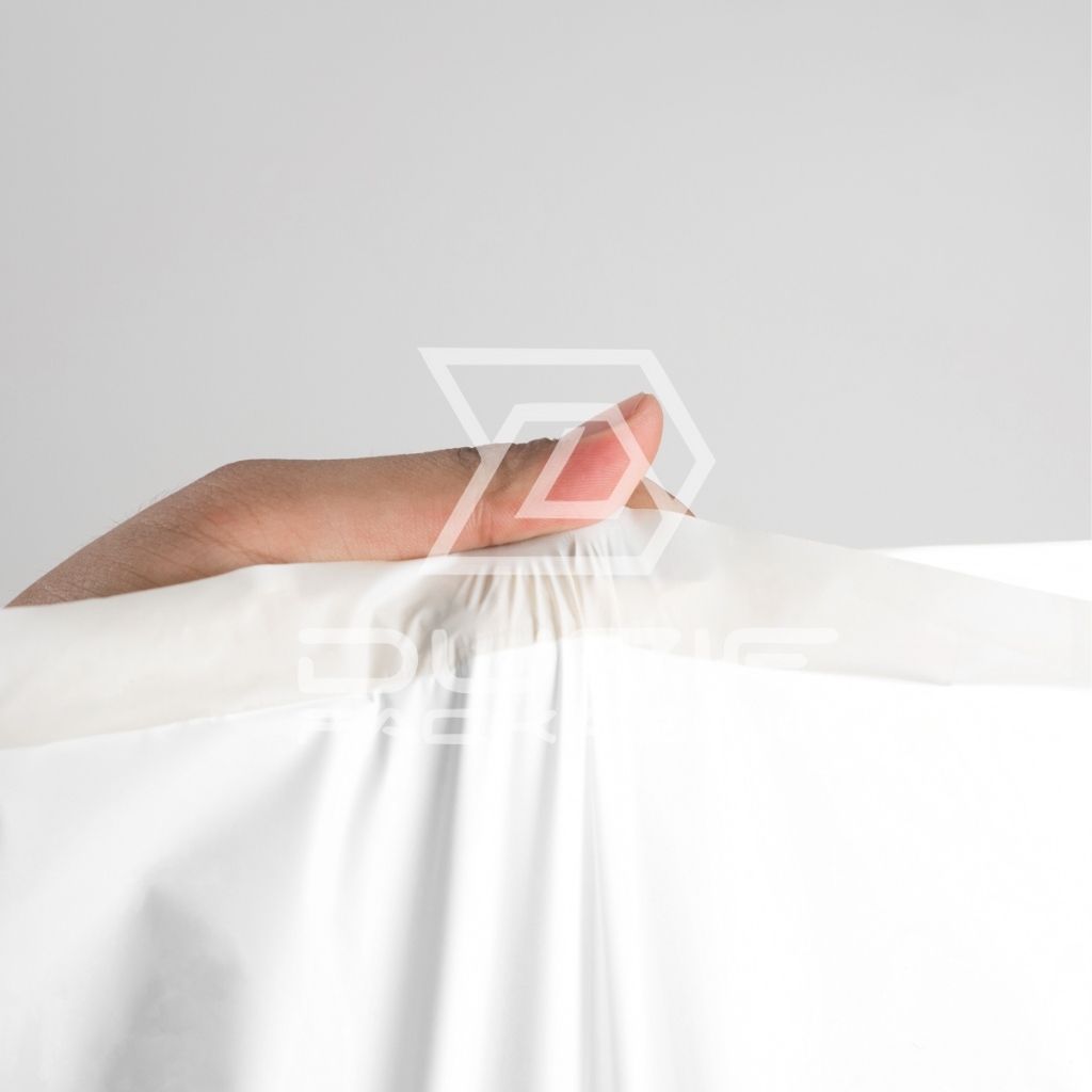 

CUSTOM SABLON Polymailer Putih 17 x 30 Plastik Packing Premium Glossy Super Tebal 60 micron