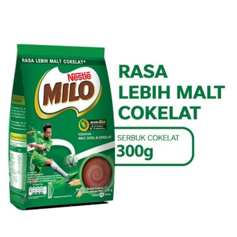 

Milo Active Go 300gram Cokelat