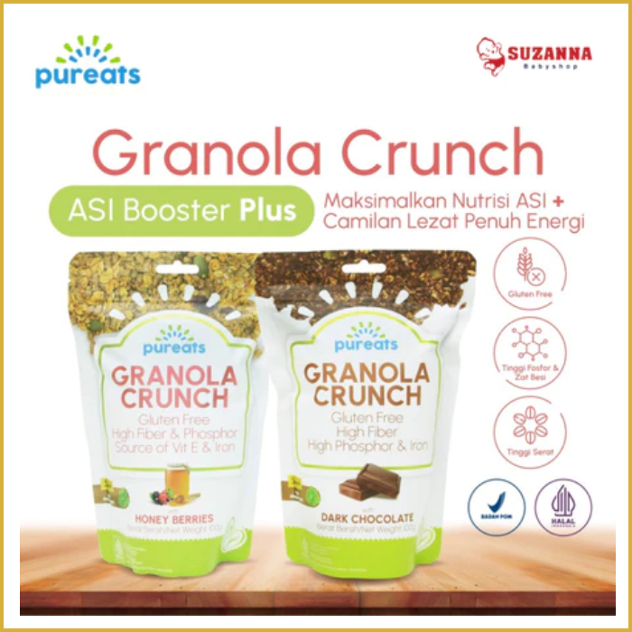 

PUREATS Granola Crunch 100gr / ASI Booster