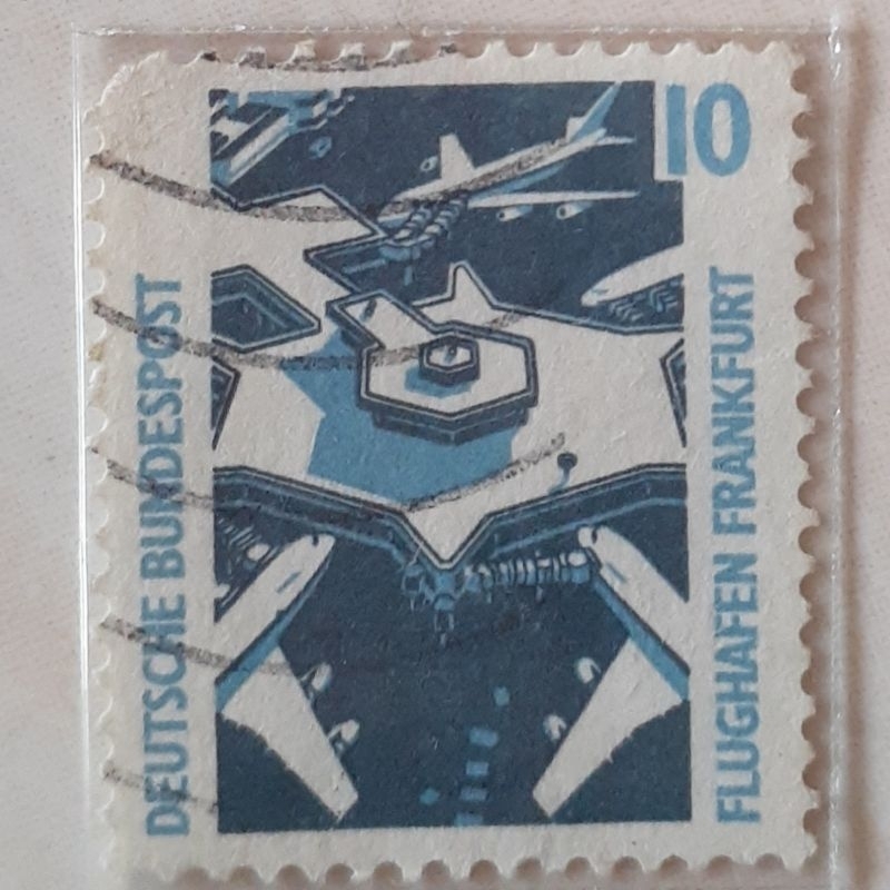 

(J1) Perangko Jerman Sights (Frankfurt Airport) Tahun 1988