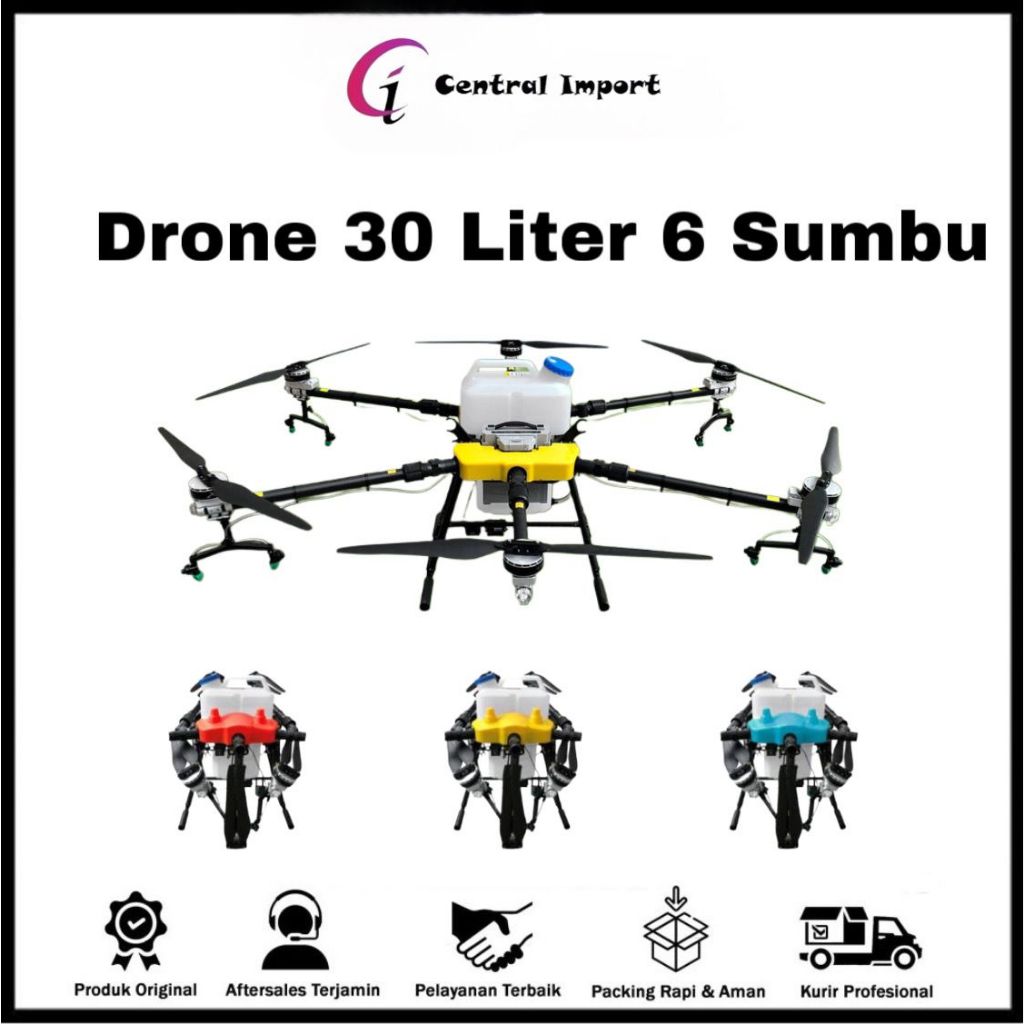 TYI agriculture Drone 30 Liter 6 Axis - Drone Pertanian perkebunan - Drone Sprayer