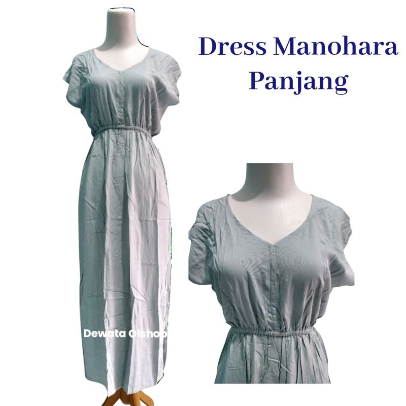 DRESS BALI MANOHARA PANJANG / DASTER MANOHARA RAYON BALI