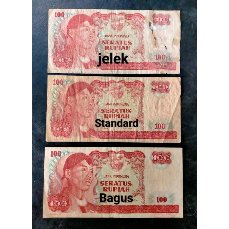 Termurah 100 rupiah Sudirman 1968