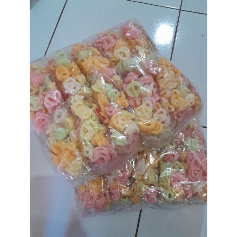 

Krupuk Rafael Warna Warni Gurih Besar
