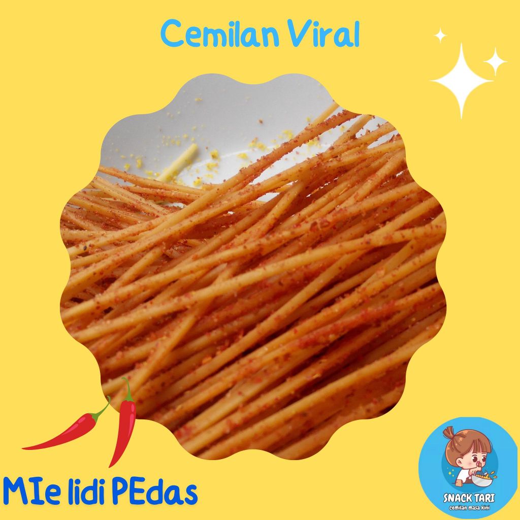 

MIe lidi pedas gurih snack cemilan isi 100gr