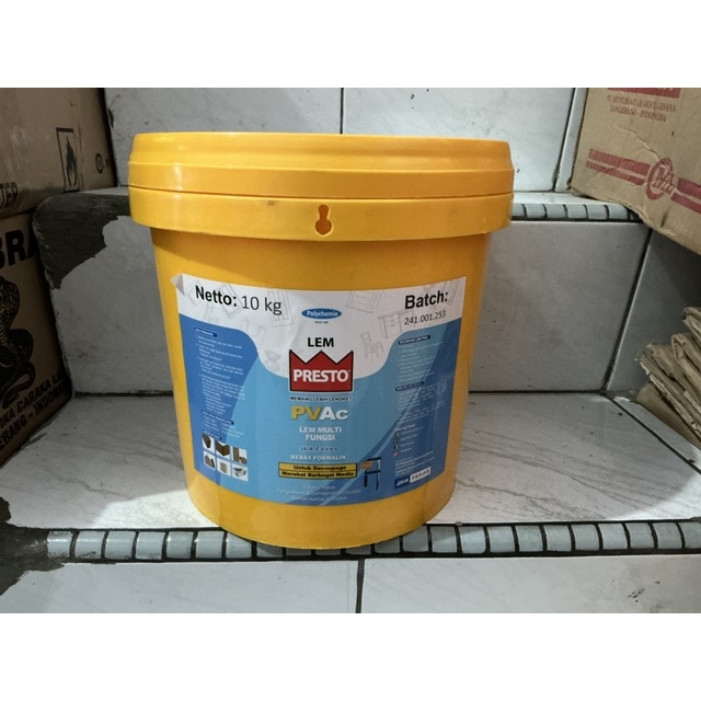 Lem kayu presto PVAC 10 kg