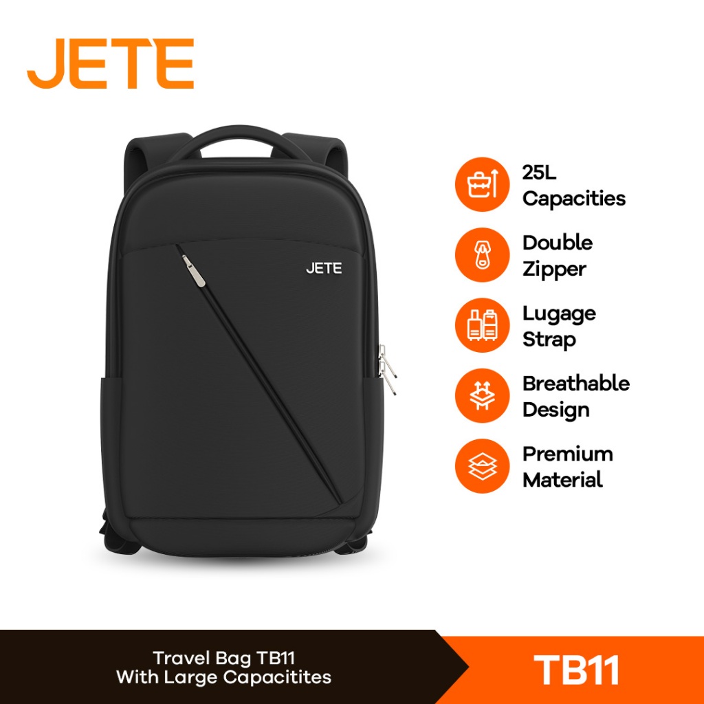 JETE TB11 | Tas Ransel Backpack Unisex - Original
