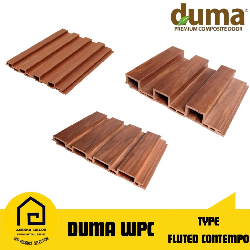 Panel dinding WPC Duma Flutted Contempo