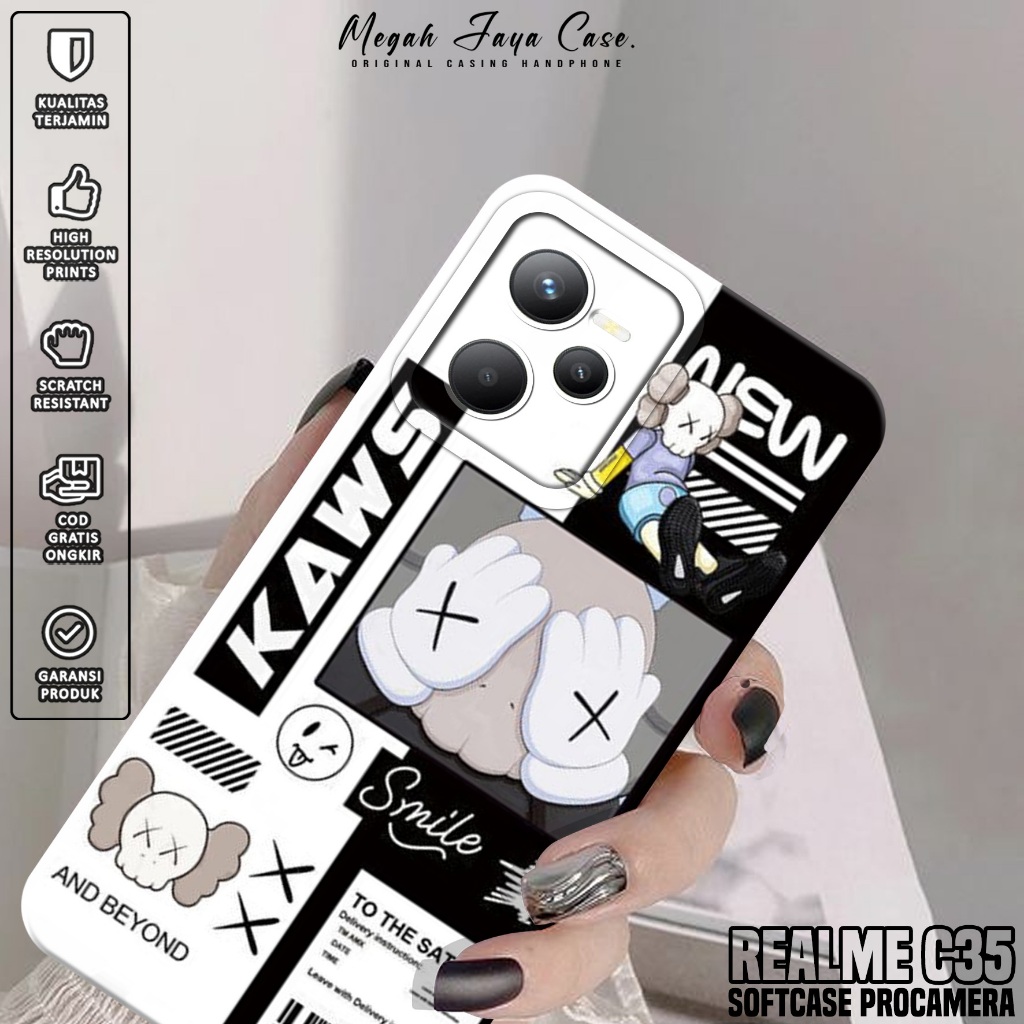 Case Realme C35 - Softcase Hp Realme C35 Motif AES - Silikon Hp Realme C35 - Kondom Hp Realme C35 - 