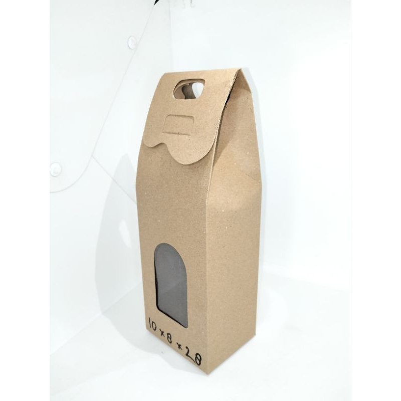 

BOX TUMBLER KRAFT TENTENG 10X8X28CM 5PC