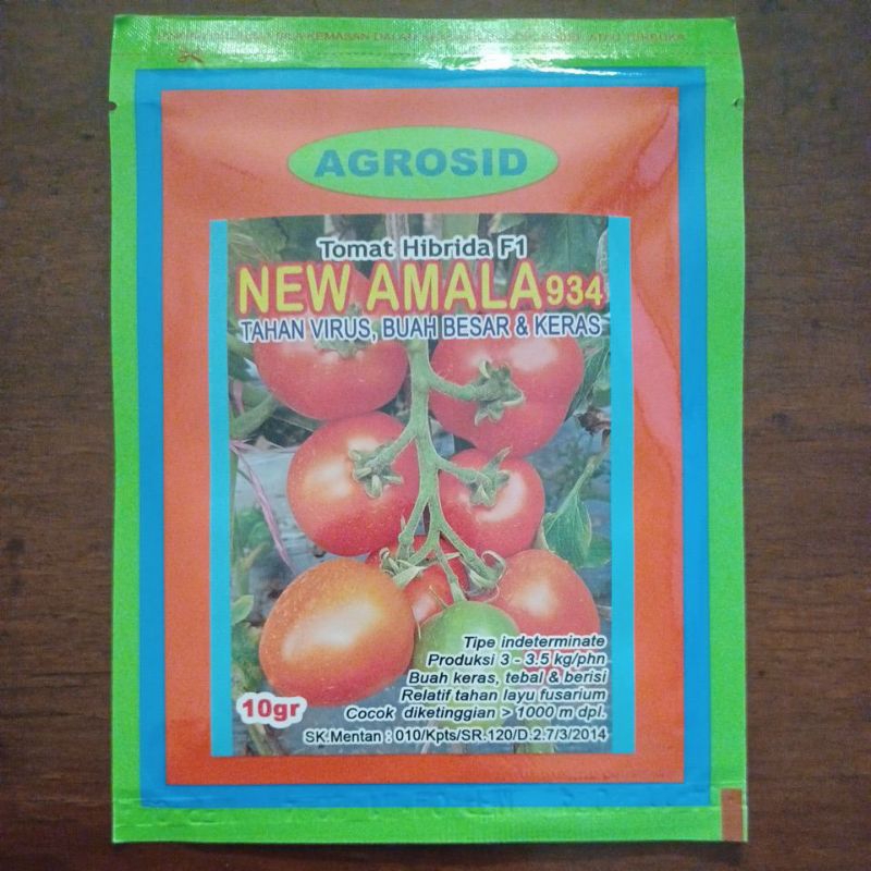 BENIH BIBIT TOMAT HIBRIDA NEW AMALA 934 isi 10 GR