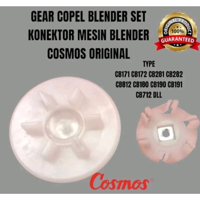 Set Konektor & Gigi Kopel Blender Cosmos CB 190 191 CB 281 282-Gigi Kopel