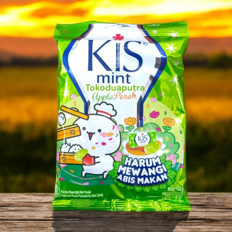 

Permen Kis Apple Peach 1 bag / Kis Mint apple Peach 1 bag