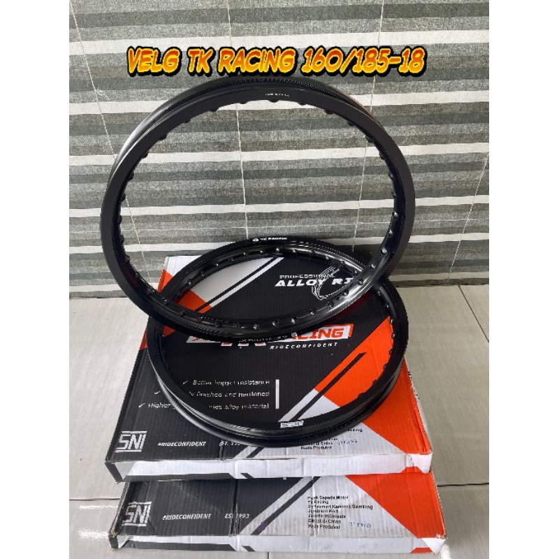 Velg Tk racing ukuran 160/185-18 / Velg TK Racing ring 18 ukuran 160 180 original 100%
