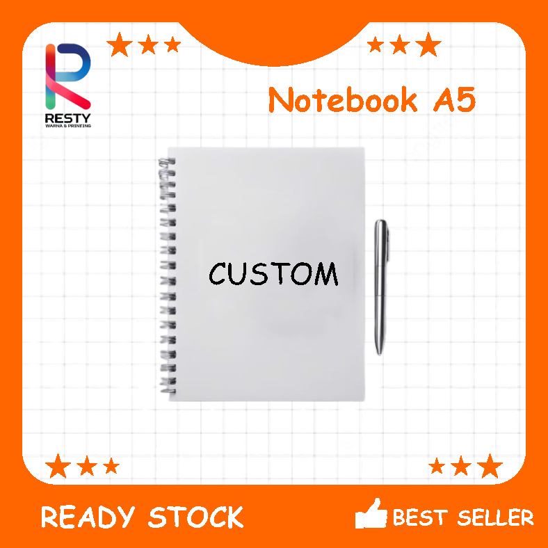 

Notes / Buku Catatan / Block Note 100 Lembar A5 Custom