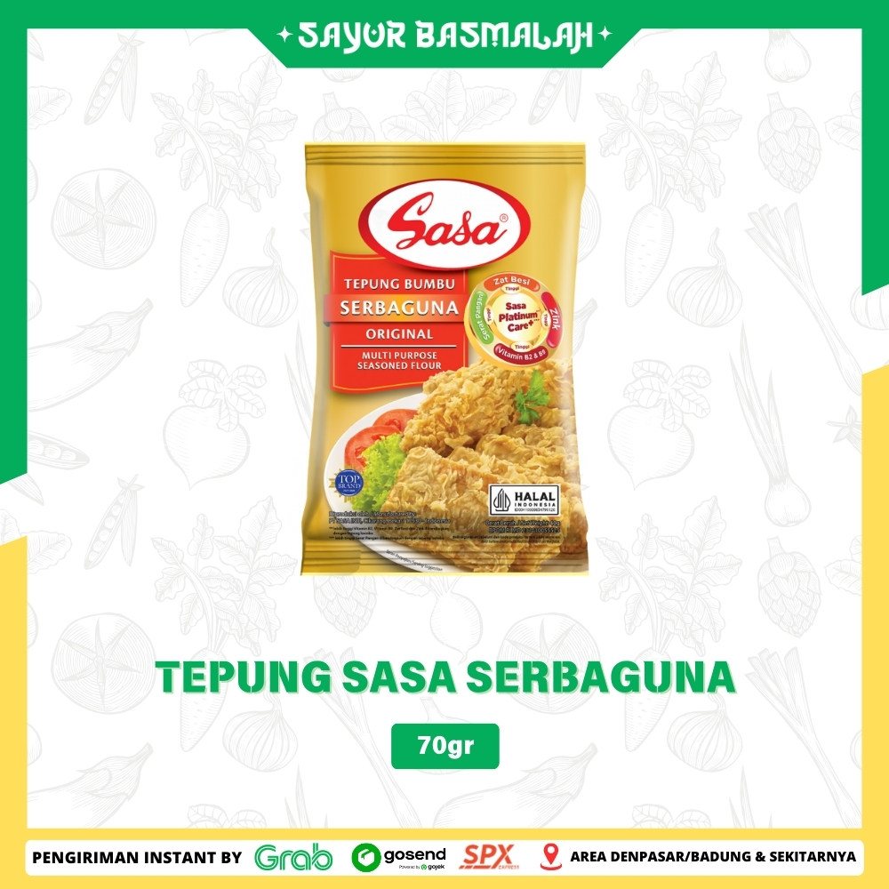 

Tepung Sasa Serbaguna 70gr - Sayur Basmalah