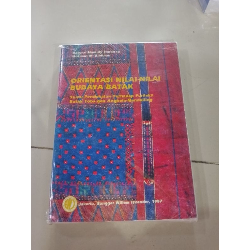 buku orientasi nilai nilai budaya Batak oleh basyral hamidy Harahap