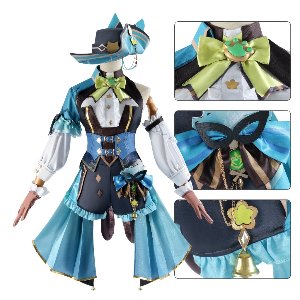New Collection Kirara Cosplay Costume Full Set XS-3XL In Stock Genshin Impact Kirara Cosplay Costume