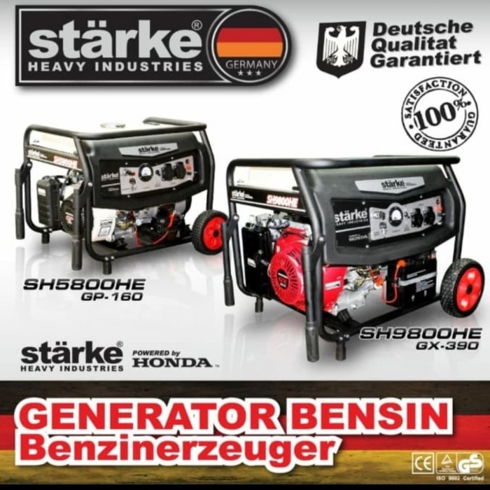 Genset Honda Starke SH 5800 HE - 2000Watt