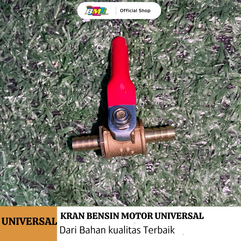 Kran Bensin Kuningan 1/4 Import TV01-RED-KNOB 6mm  Universal 1pcs kran bensin universal kran bensin 