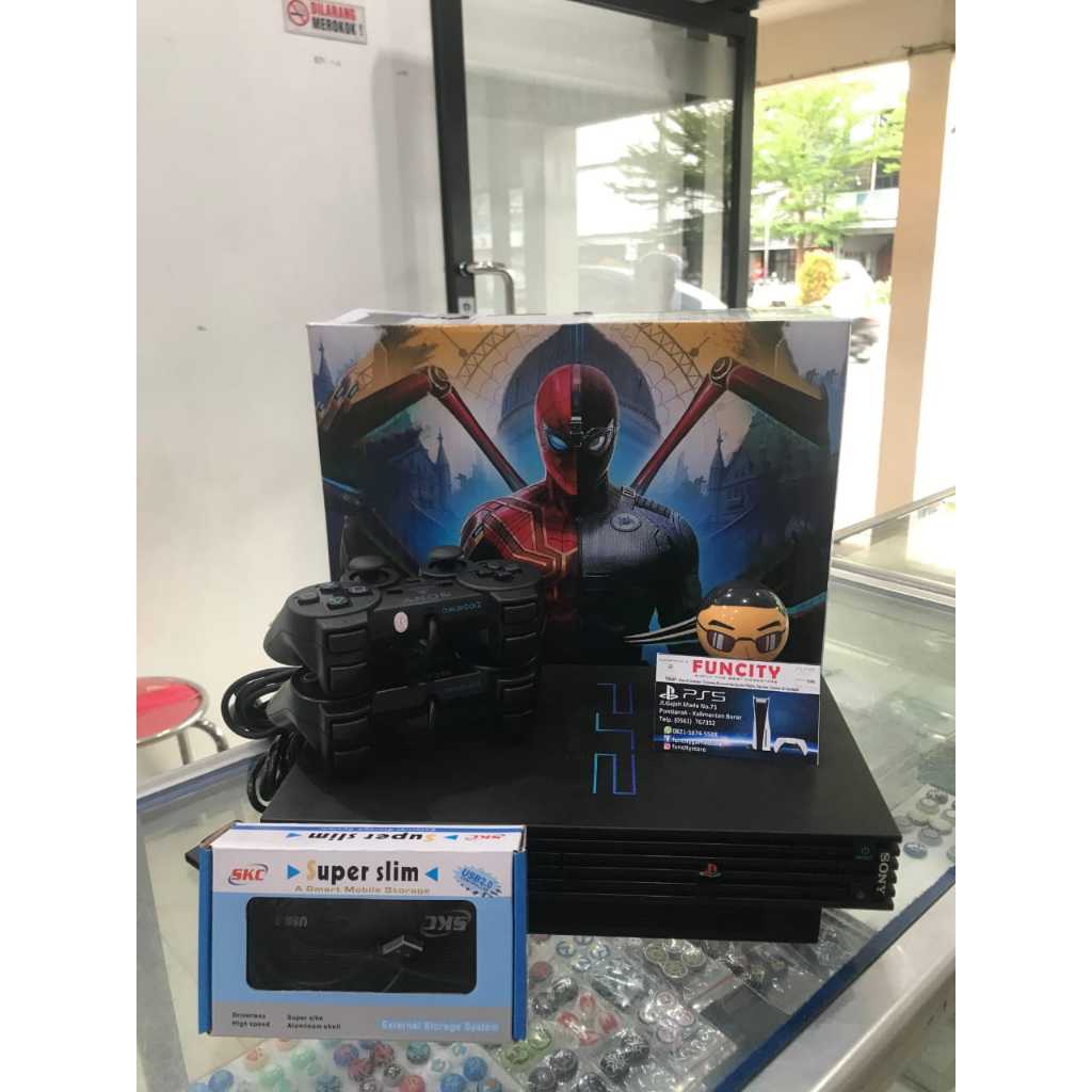 PS2 FAT + HARDISK EKSTERNAL 160GB