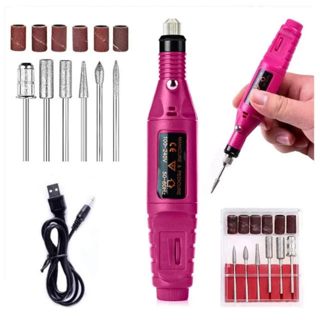BOR GRAFIR MINI GRINDER SET BATERAI TUNER KERAJINAN DIY PEDICURE MANICURE