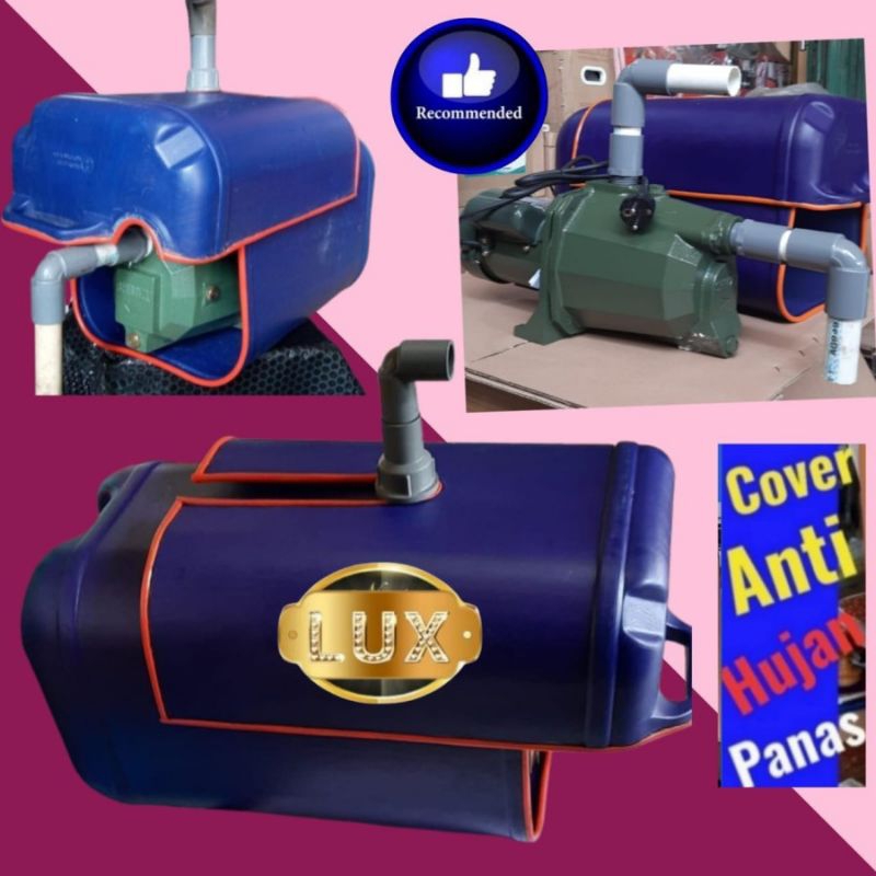 Cover mesin pompa air semi jet pump Leo ajm 30 35 Liter/menit 75 sumur dangkal 45 s 150watt ajm30 aj