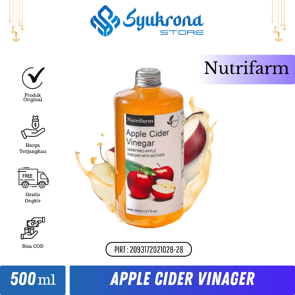 

Cuka Apel Nutrifarm 500ml