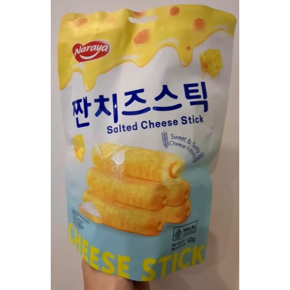 

Naraya Stik Keju Gurih Salted Cheese Stik Pak 60gr