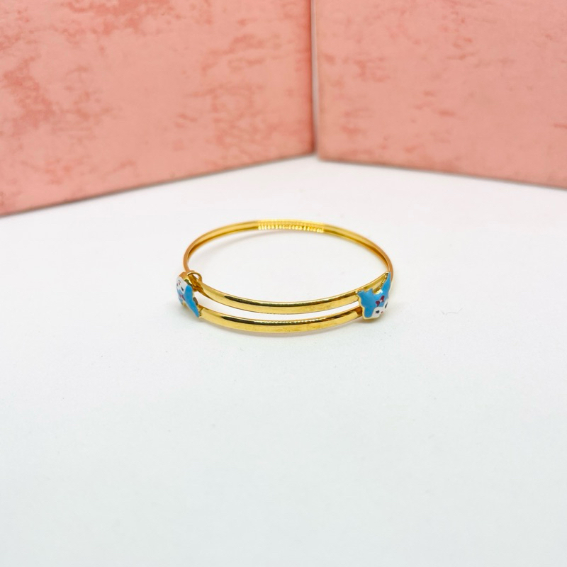 Gelang Bayi Emas Asli kadar 300/6k (newborn)