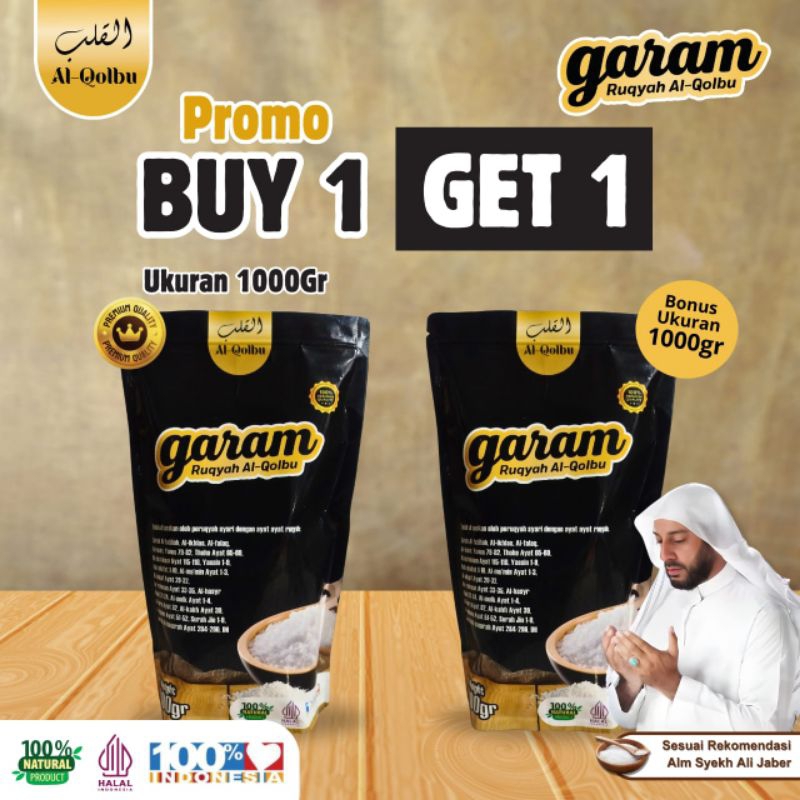 

BELI 1 GRATIS 1 | GARAM RUQYAH AL - QOLBU UKURAN 1000 GRAM