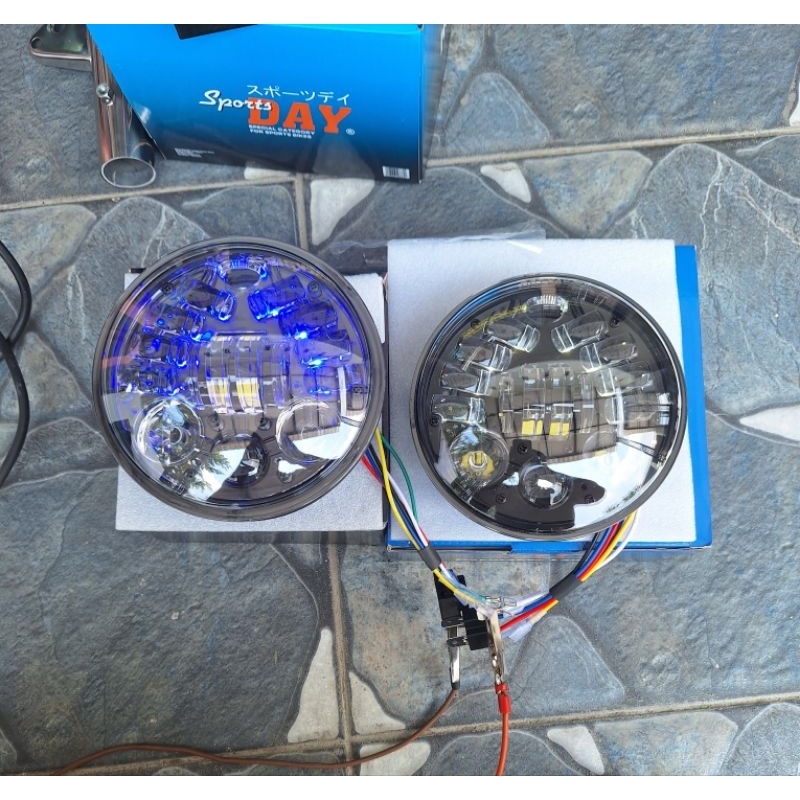 LAMPU DEPAN 5,75 INCH SENJA PUTIH / DAY MAKER 5,75 inc