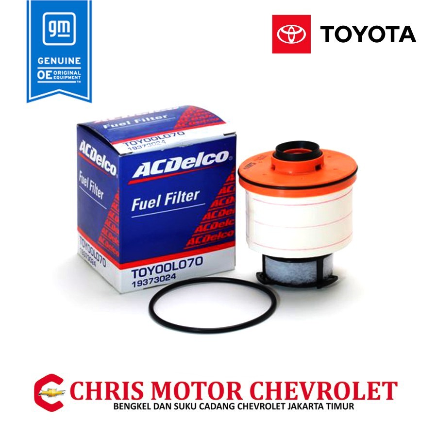 FILTER SOLAR TOYOTA INOVA FORTUNER HILUX 2.4 DIESEL ORIGINAL ACDELCO